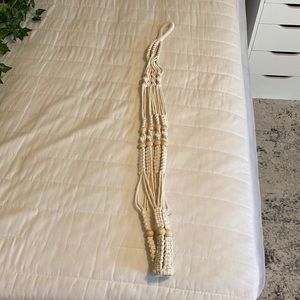 Macrame hanging plant holder (plant not included)